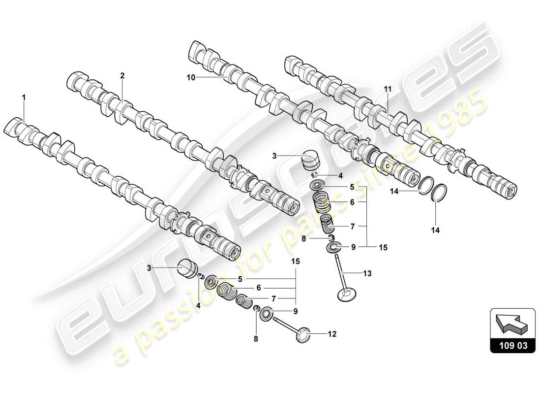 teilediagramm mit der teilenummer 07m109675b