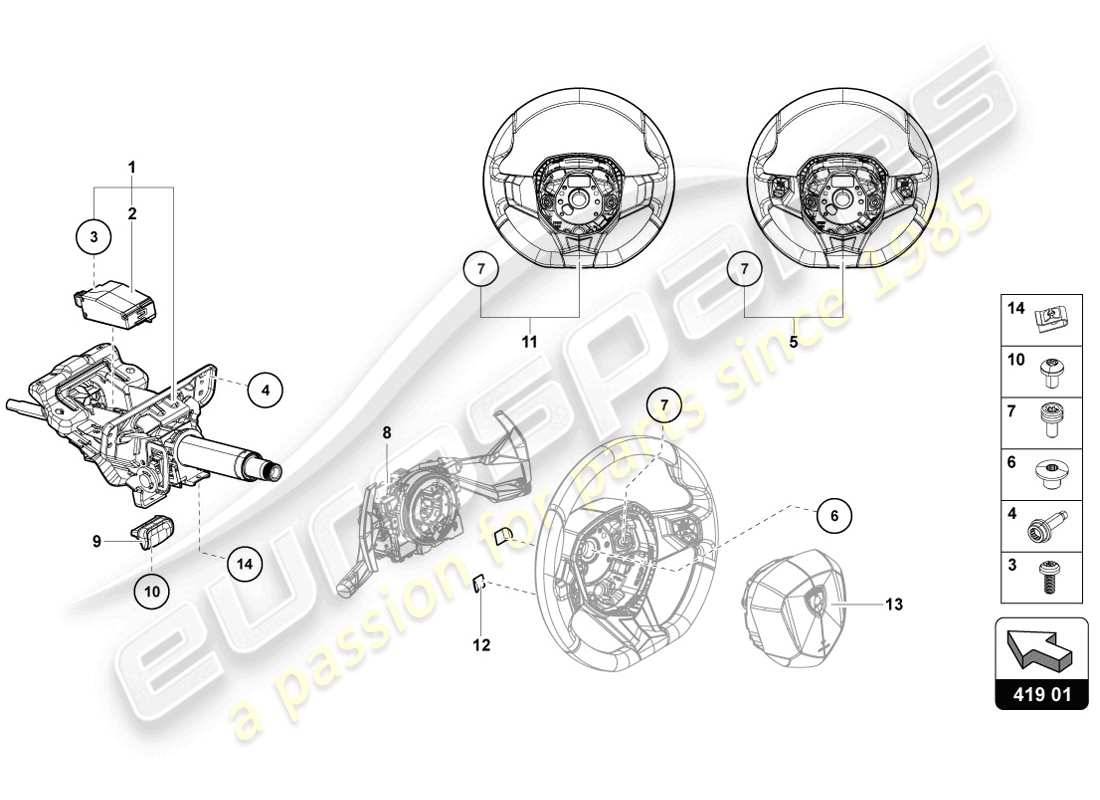 teilediagramm mit der teilenummer 4e0419204b