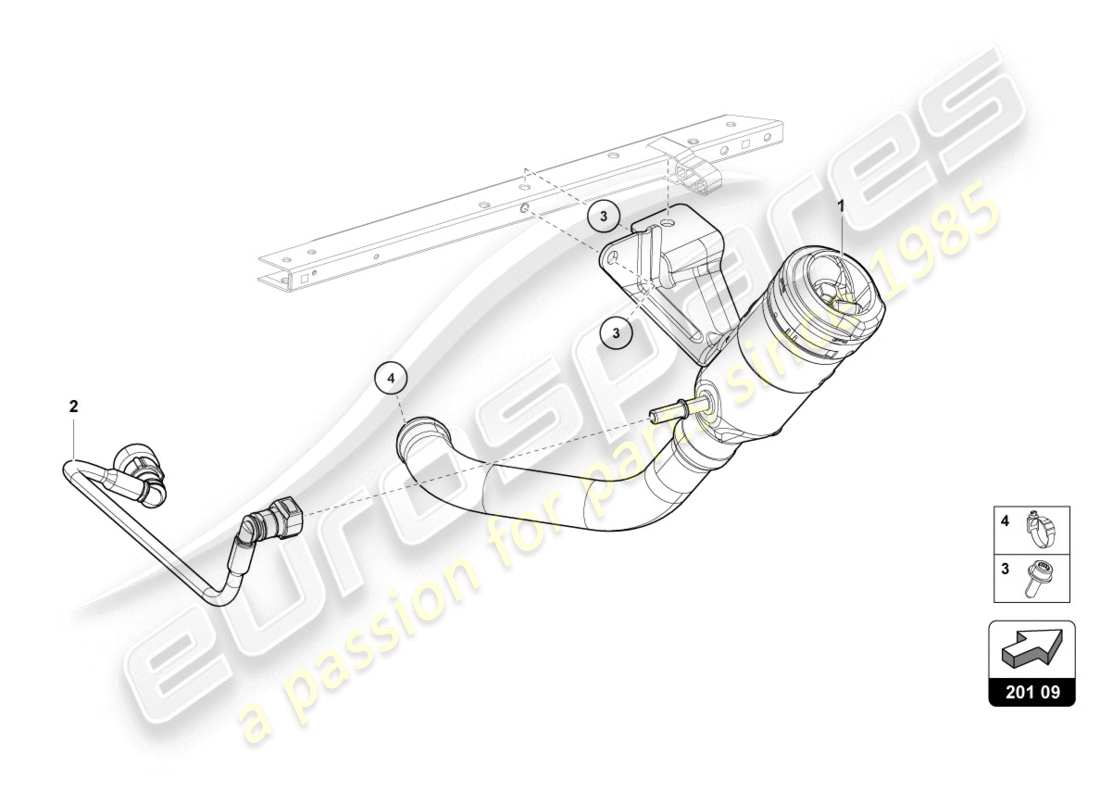 teilediagramm mit der teilenummer 4t7201163a