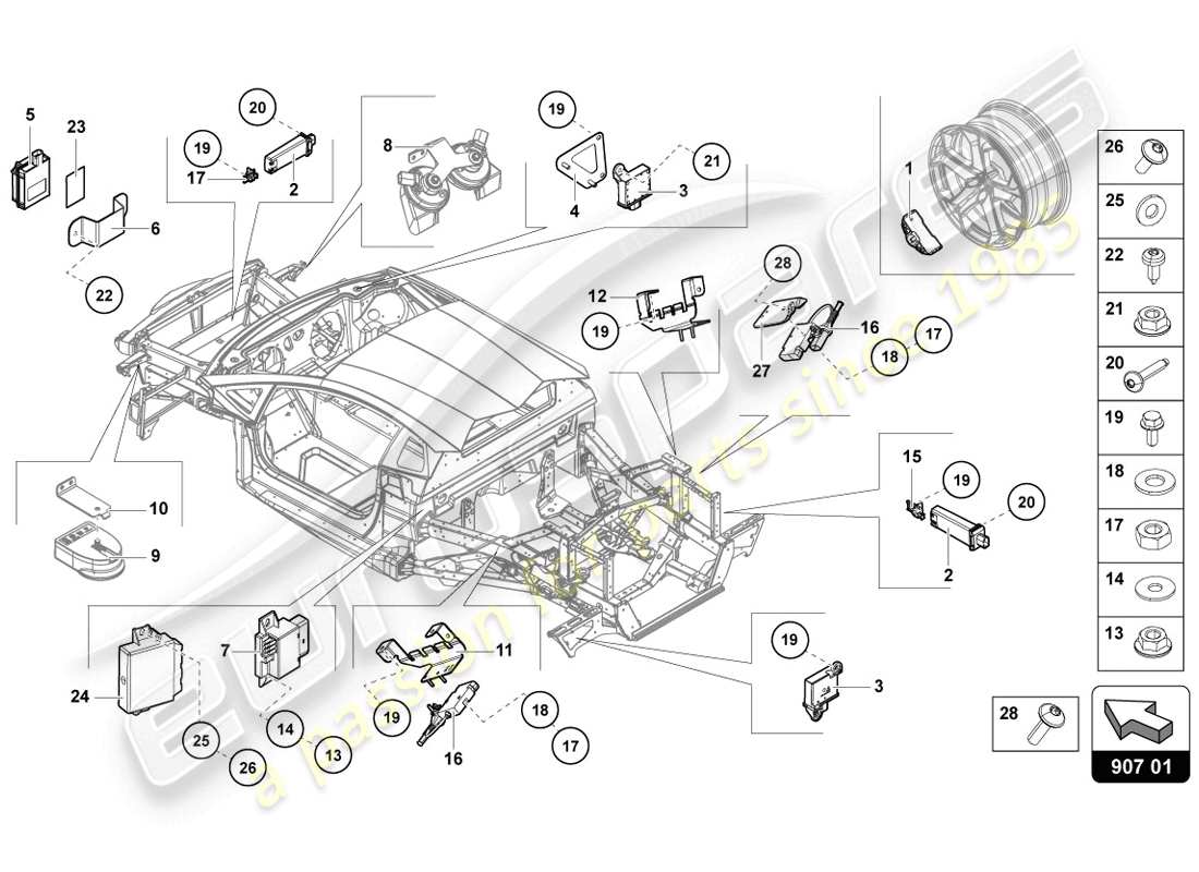 teilediagramm mit der teilenummer 8k0906093e