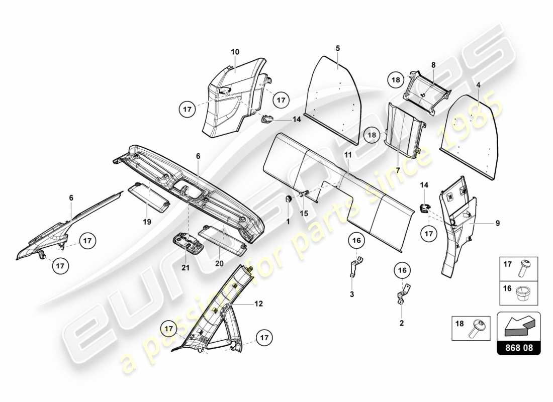 teilediagramm mit der teilenummer 7l6127477