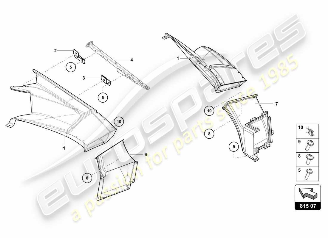 teilediagramm mit der teilenummer 470825325b
