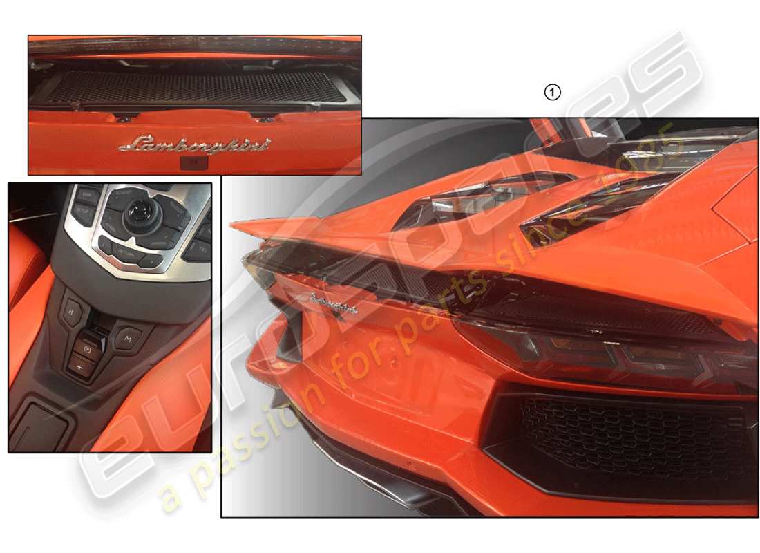 lamborghini accessories (lp770-4 svj coupe) aktuator teilediagramm