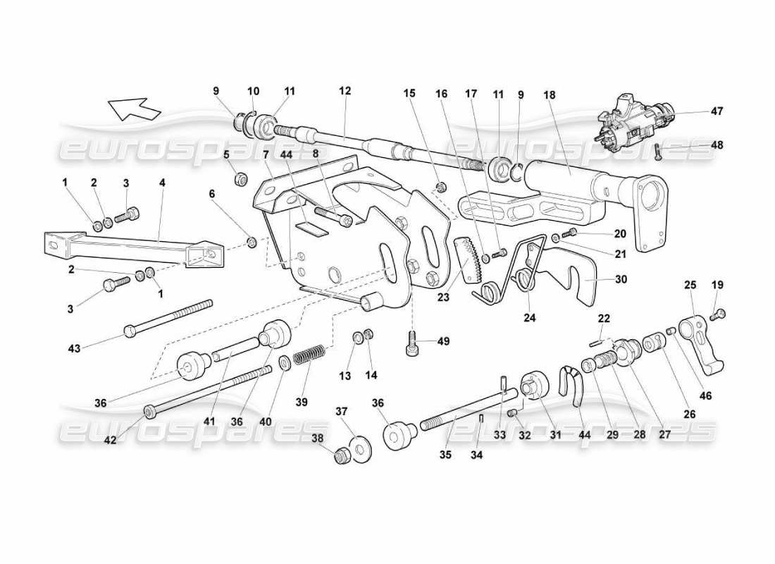 teilediagramm mit der teilenummer n1037511