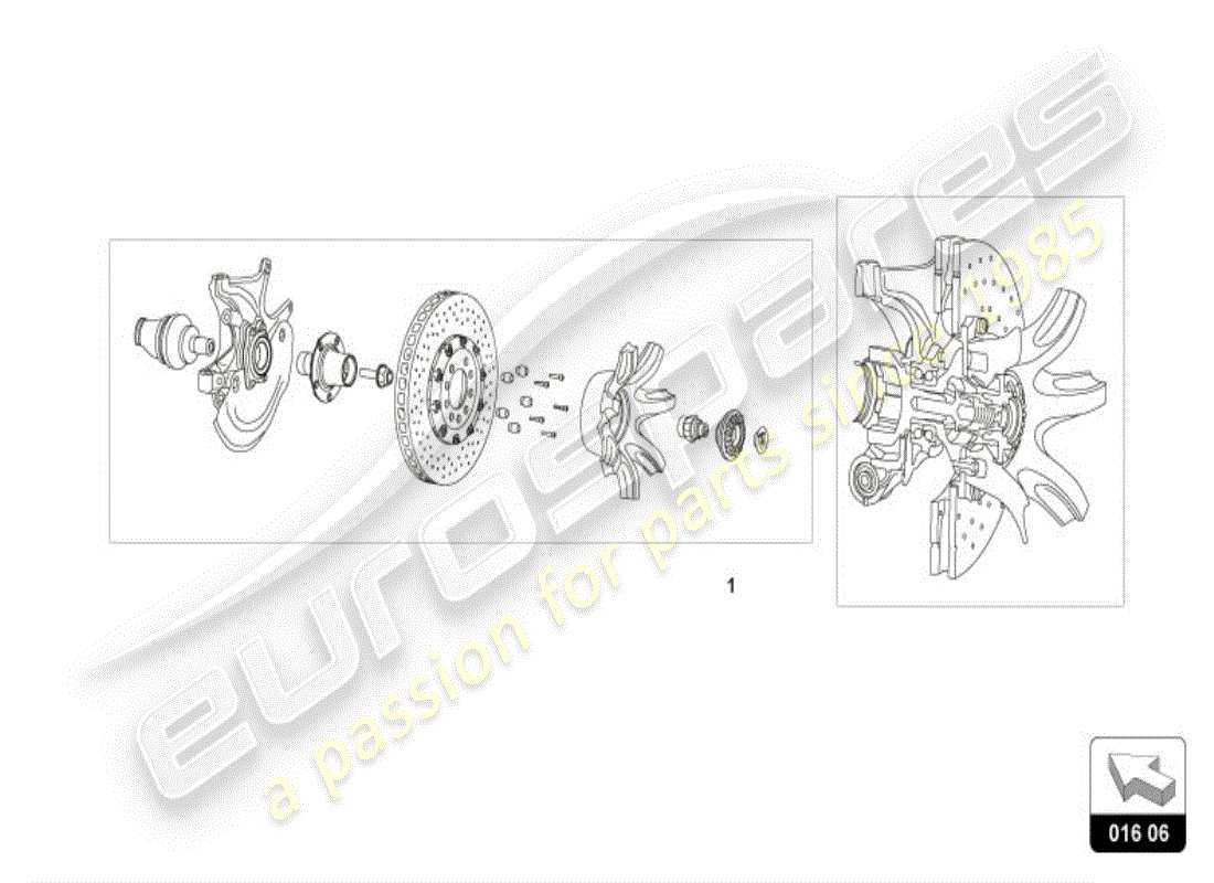 lamborghini huracan lp580-2 spyder (accessories) radmutter ersatzteildiagramm