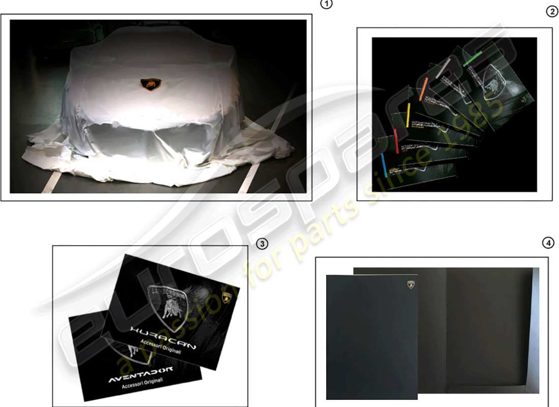 lamborghini lp770-4 svj coupe (accessories) zugang, infounterstützung, sonstiges ersatzteildiagramm