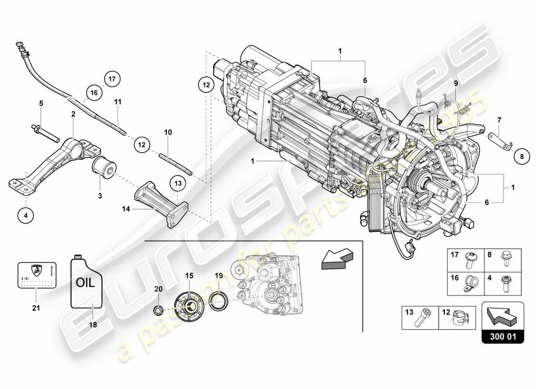 lamborghini centenario coupe (2017) 7 teilediagramm