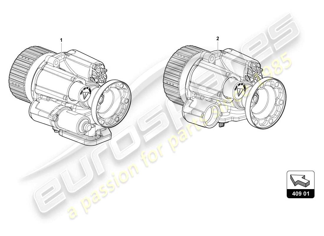lamborghini 2014 (lp720-4 coupe 50) vorderachsdifferential ersatzteildiagramm
