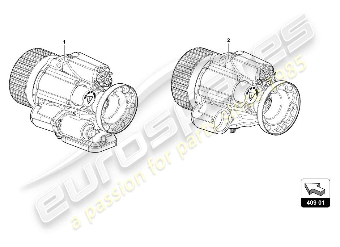 lamborghini lp720-4 coupe 50 (2014) vorderachsdifferential teilediagramm