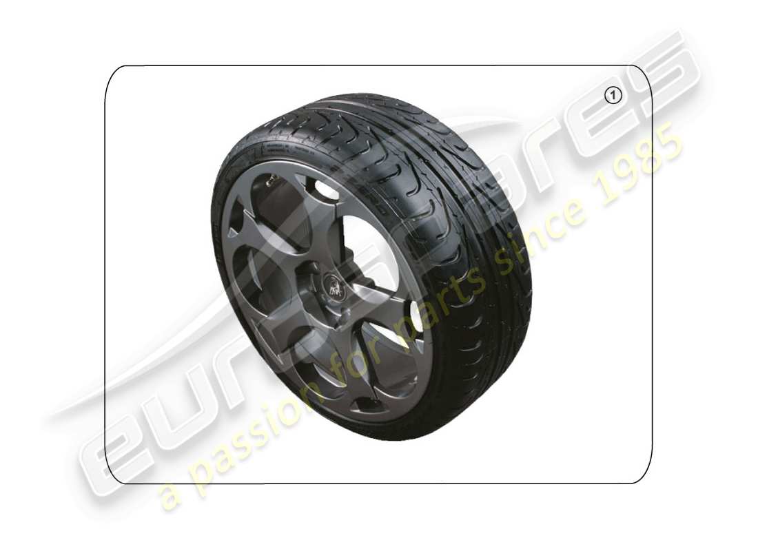 lamborghini huracan lp580-2 coupe (accessories) reifen ersatzteildiagramm