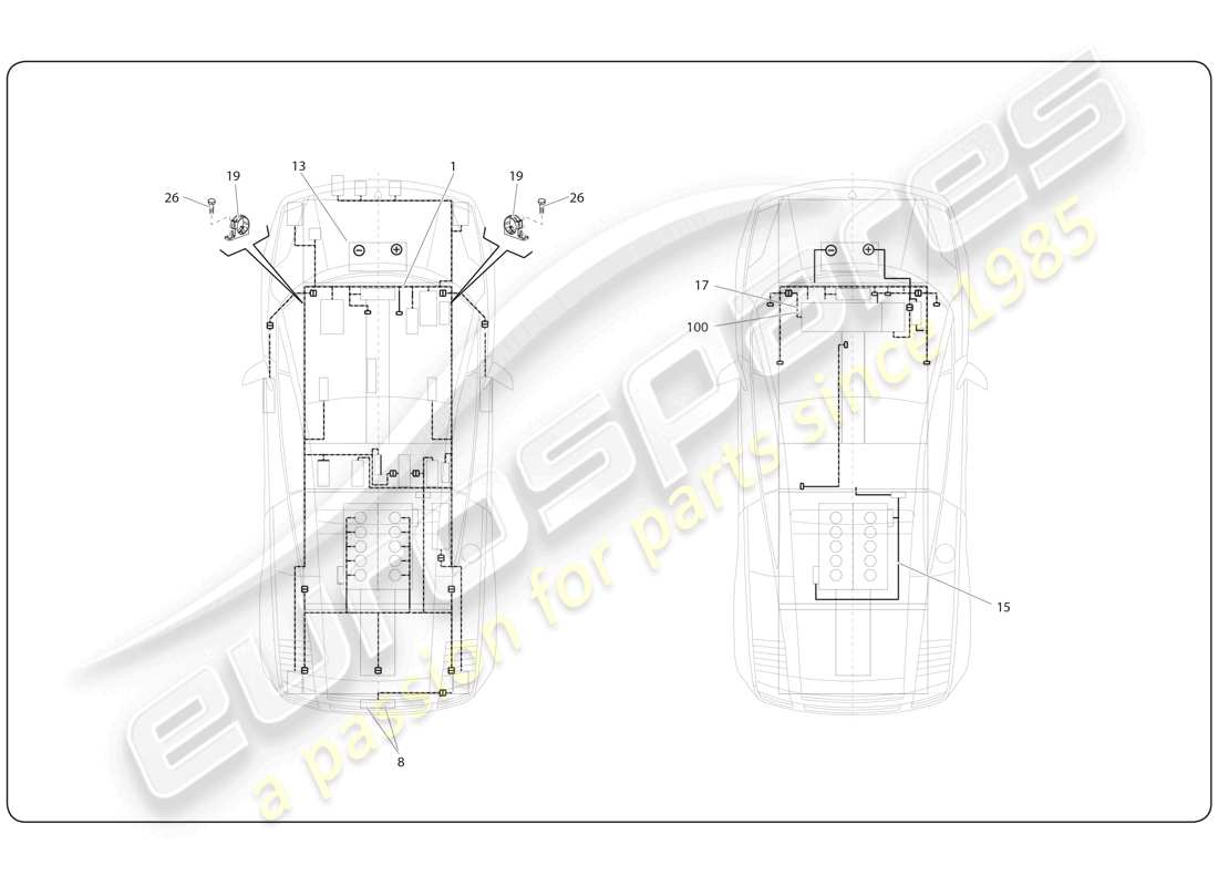 lamborghini super trofeo (2009-2014) elektrik teilediagramm