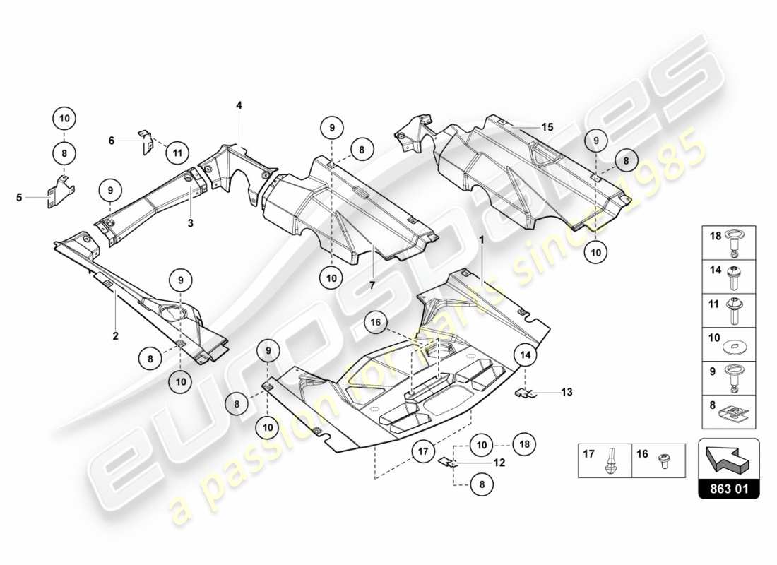 lamborghini lp700-4 coupe (2012) abdeckungen ersatzteildiagramm