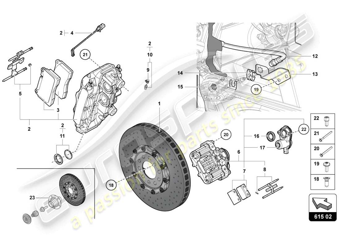 lamborghini lp720-4 coupe 50 (2014) bremsscheibe teilediagramm