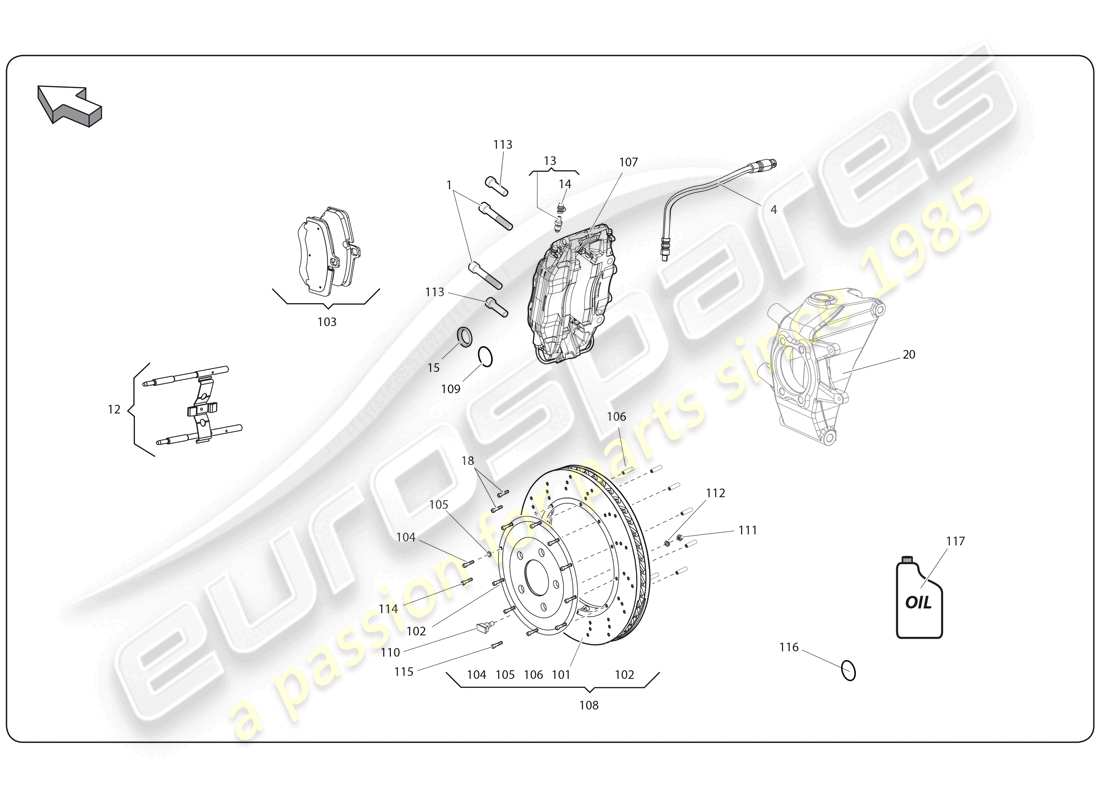 teilediagramm mit der teilenummer 400698505e