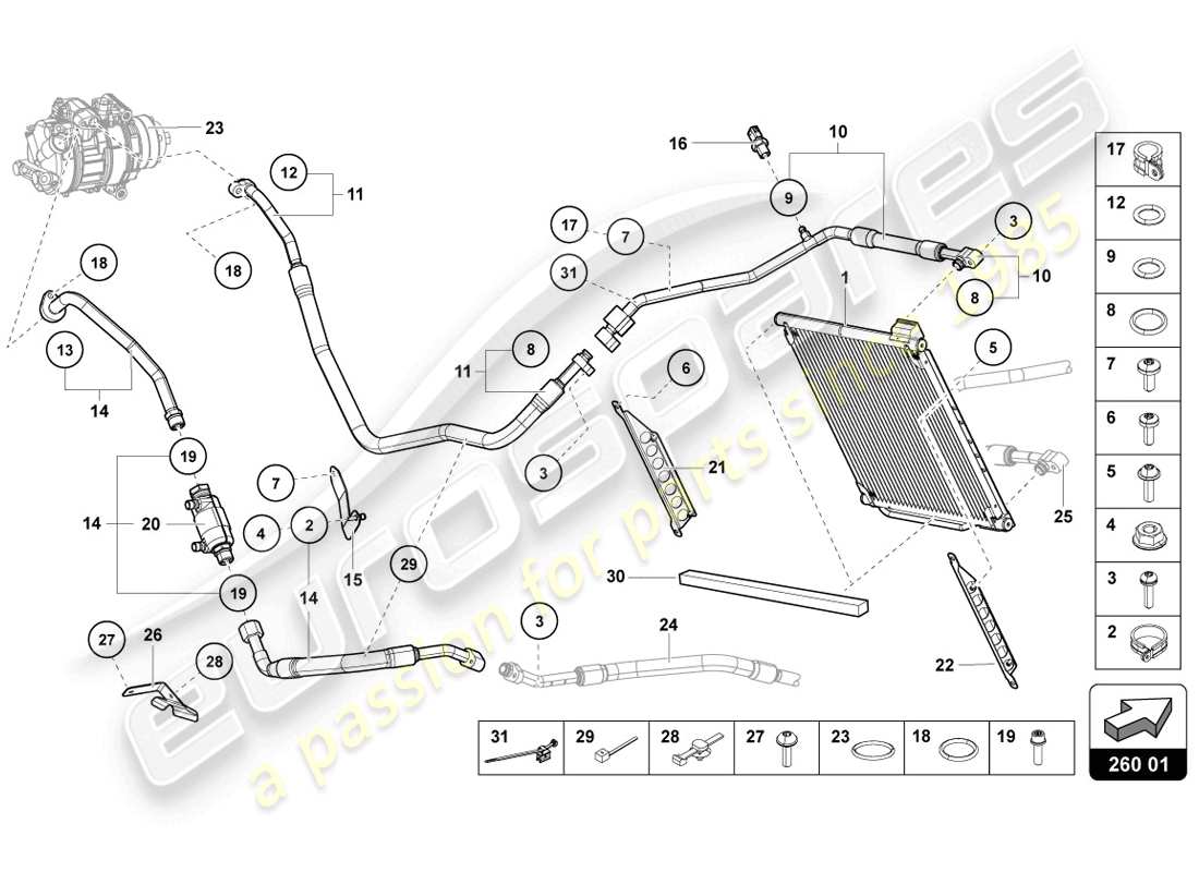 teilediagramm mit der teilenummer 470260761