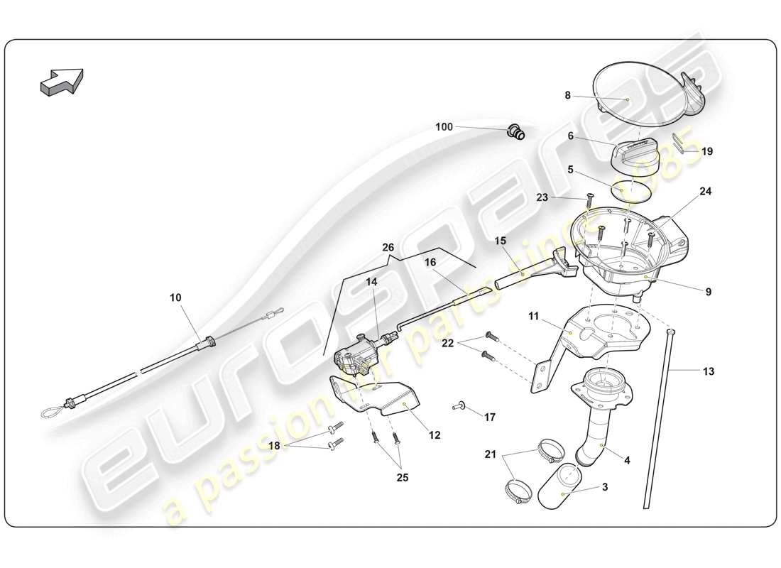 teilediagramm mit der teilenummer 8z0810773a