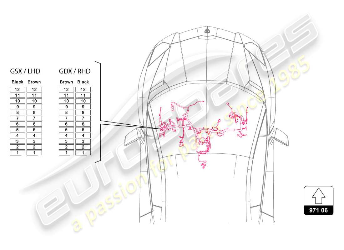 lamborghini 2014 (lp720-4 coupe 50) sicherungen ersatzteildiagramm