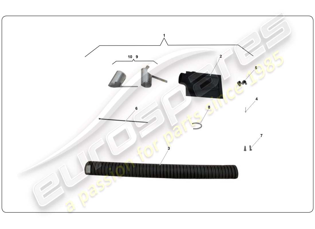 lamborghini super trofeo (2009-2014) kit naka ersatzteildiagramm