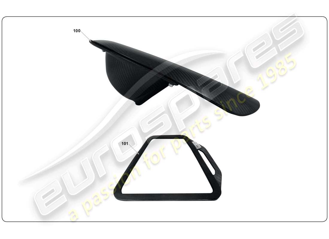 lamborghini super trofeo (2009-2014) airscoop kit ersatzteildiagramm