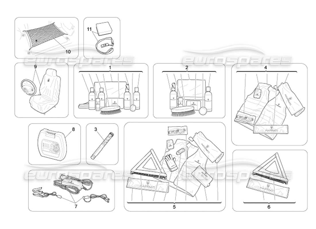 maserati qtp. (2003) 4.2 aftermarket-zubehör – teilediagramm