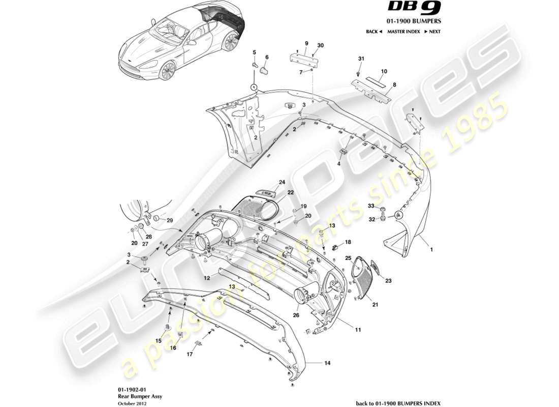 teilediagramm mit der teilenummer 8d33-17k835-cl