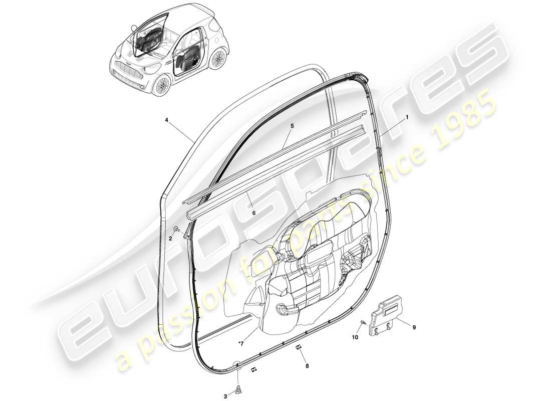 teilediagramm mit der teilenummer 67831-74020
