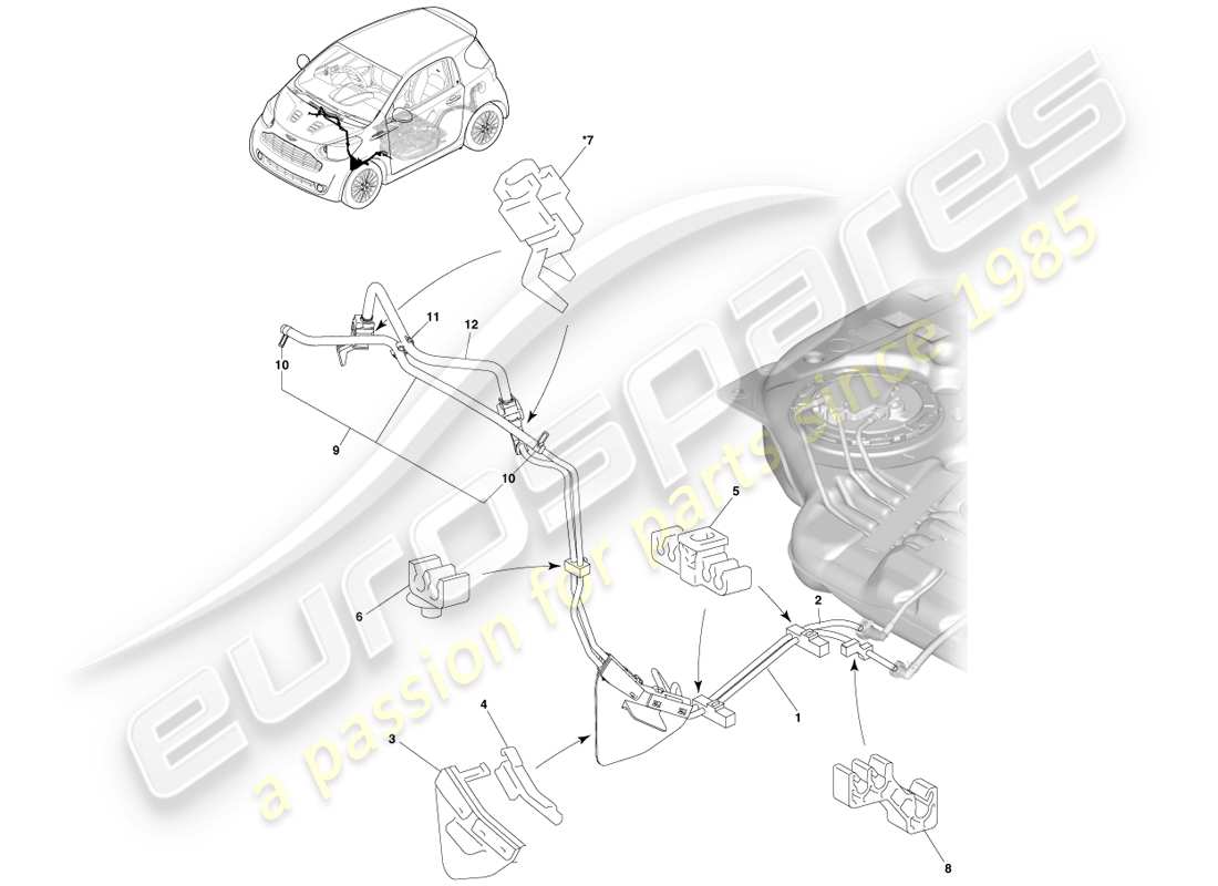 teilediagramm mit der teilenummer 77251-74010
