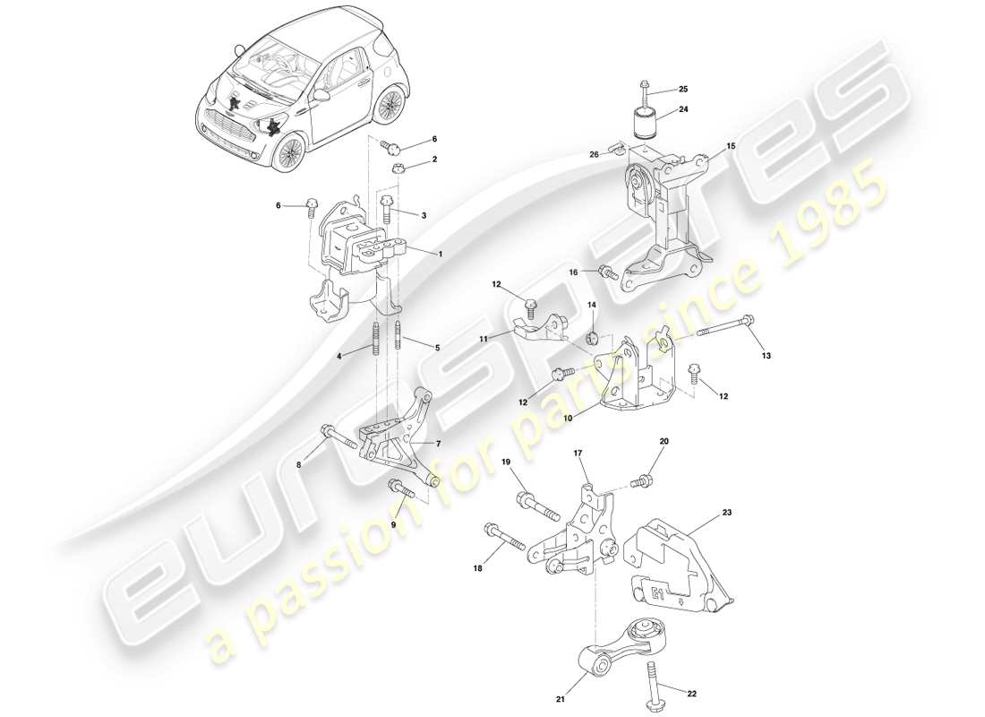 teilediagramm mit der teilenummer av-a1096