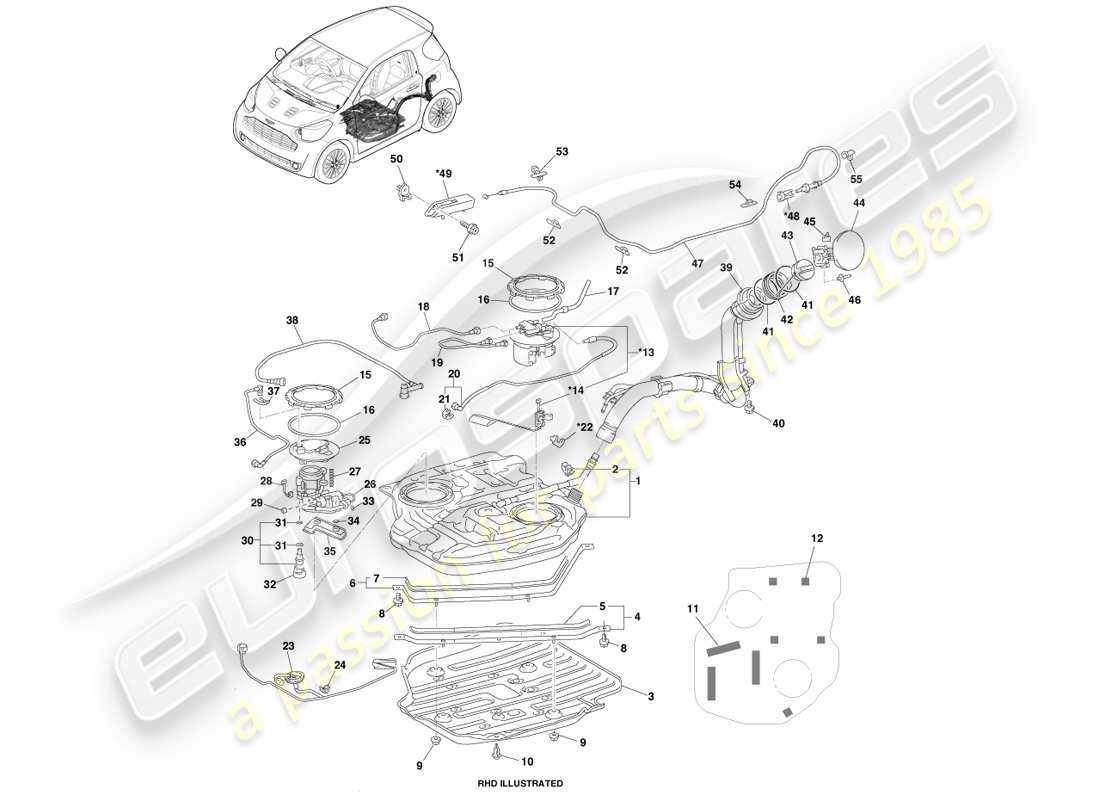 teilediagramm mit der teilenummer 77366-52010