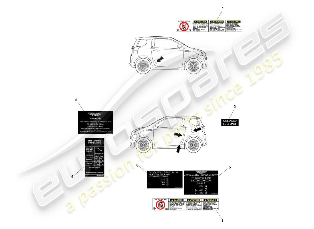 teilediagramm mit der teilenummer ay2y-5450-aa