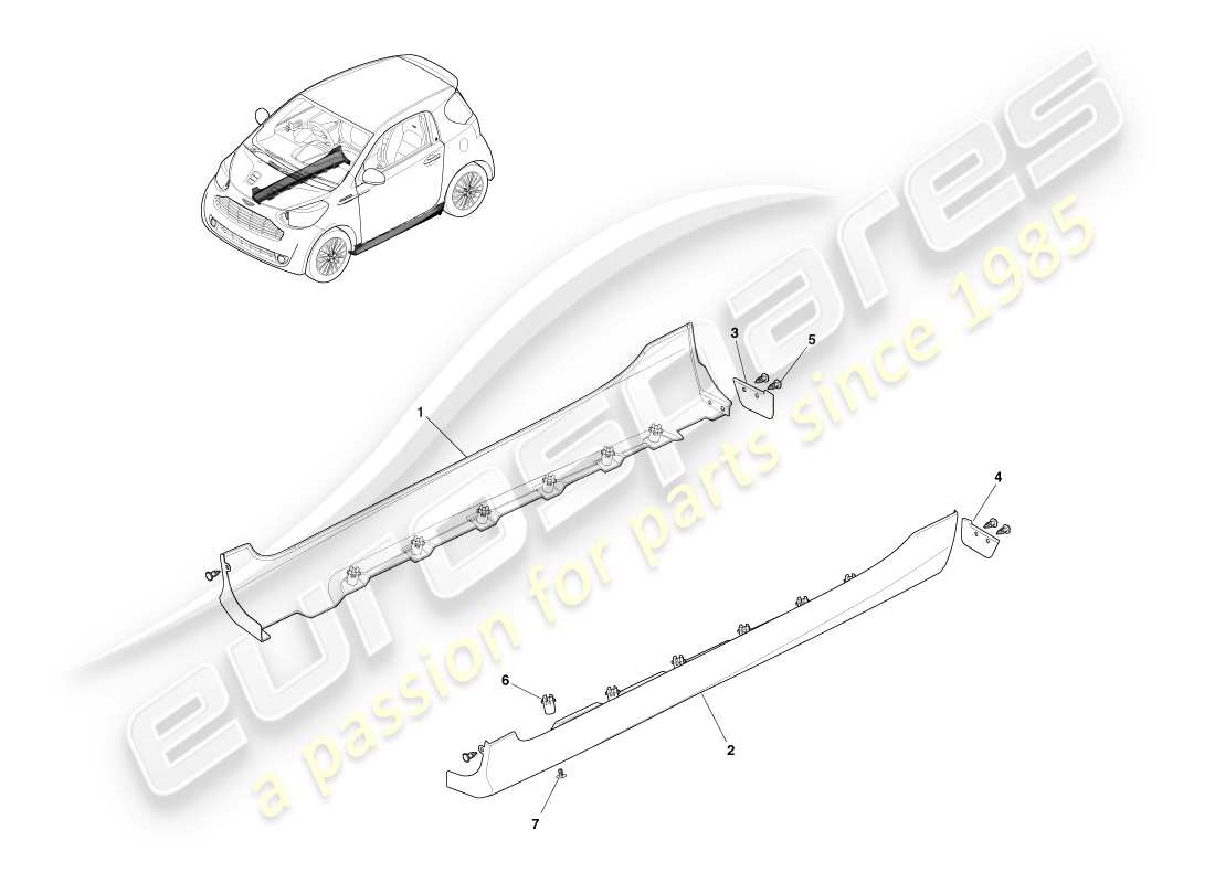 teilediagramm mit der teilenummer ay2y-10608-ad