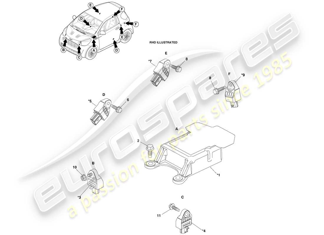 teilediagramm mit der teilenummer 89831-21010