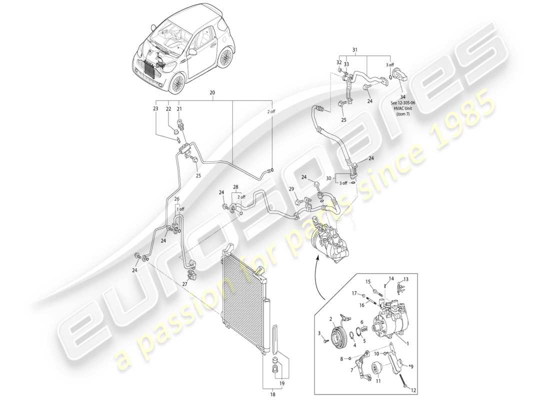 teilediagramm mit der teilenummer 88891-74030