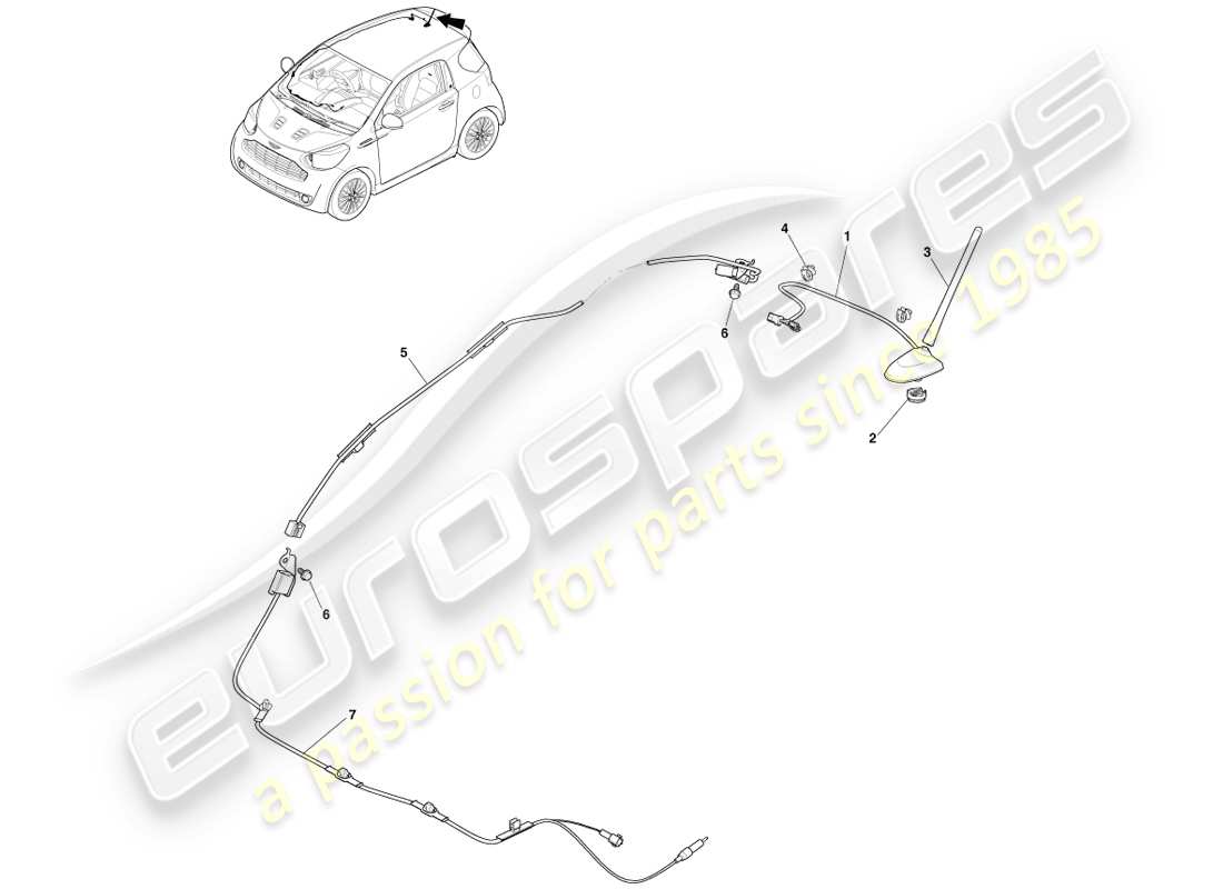 teilediagramm mit der teilenummer 82711-1e300