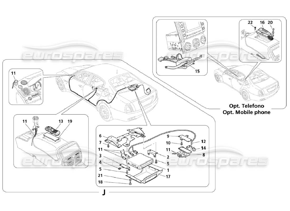 maserati qtp. (2006) 4.2 info-telematik-system (seite 2-3) teilediagramm