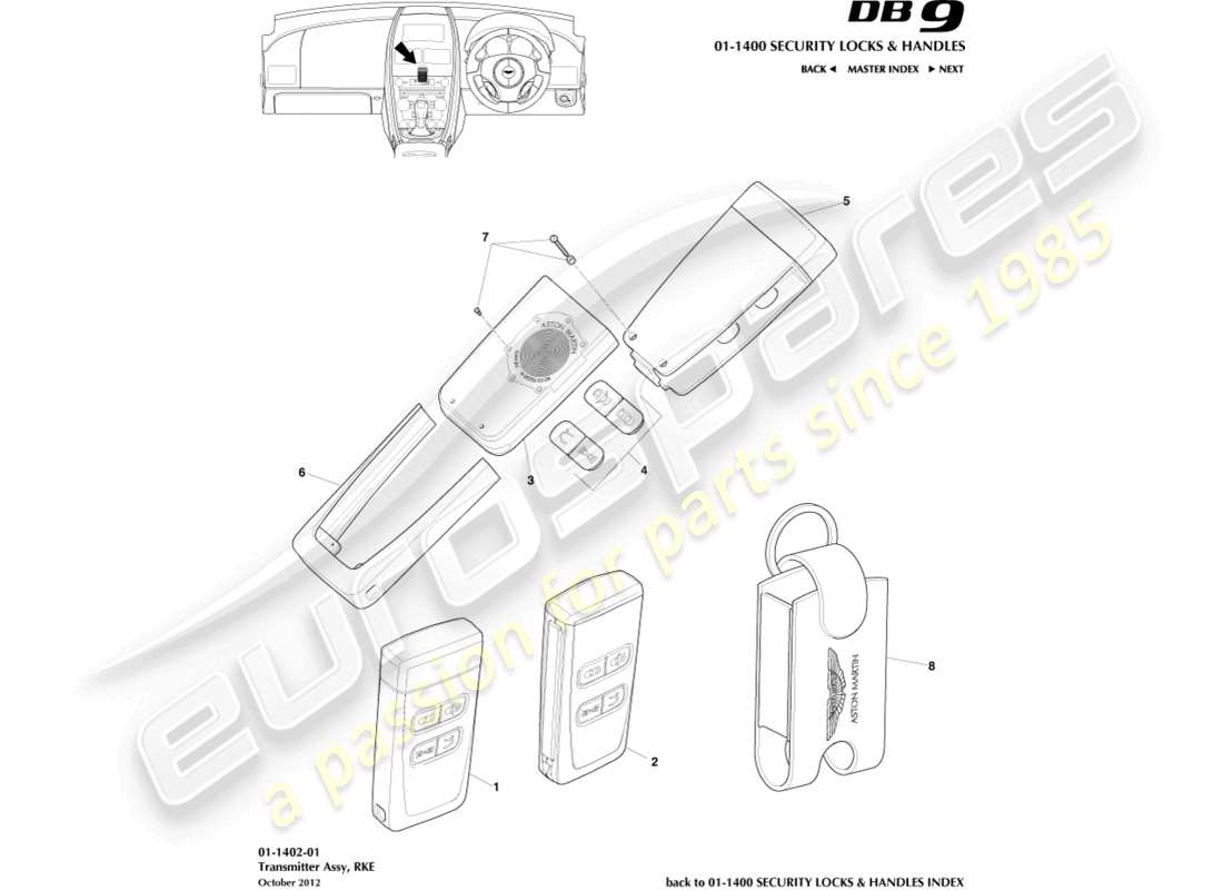 teilediagramm mit der teilenummer 9g43-19h481-ac