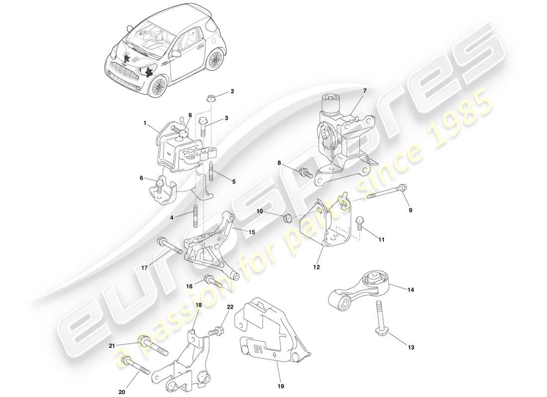 teilediagramm mit der teilenummer 12305-47021