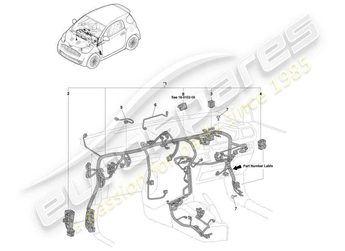 teilediagramm mit der teilenummer 82141-74191