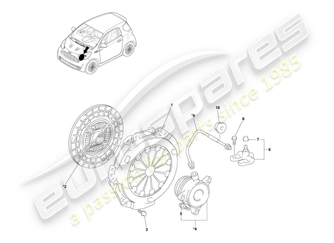 teilediagramm mit der teilenummer 31482-74030