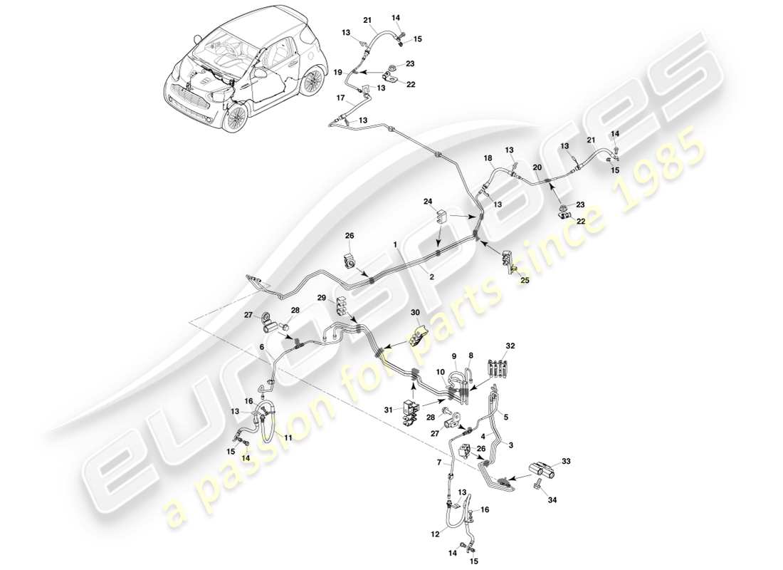 teilediagramm mit der teilenummer 47316-7402010