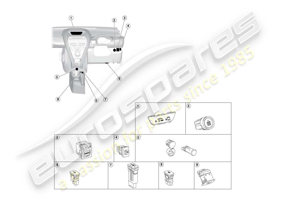teilediagramm mit der teilenummer 84870-28020