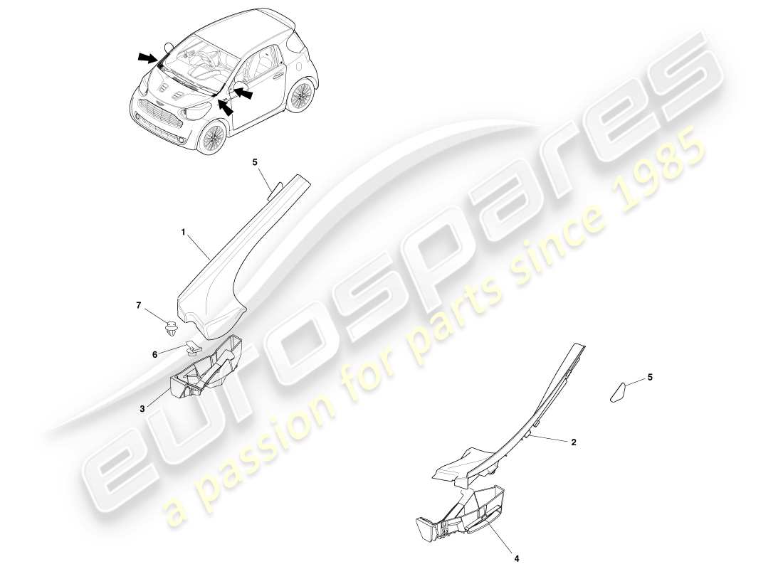 teilediagramm mit der teilenummer 55752-74010