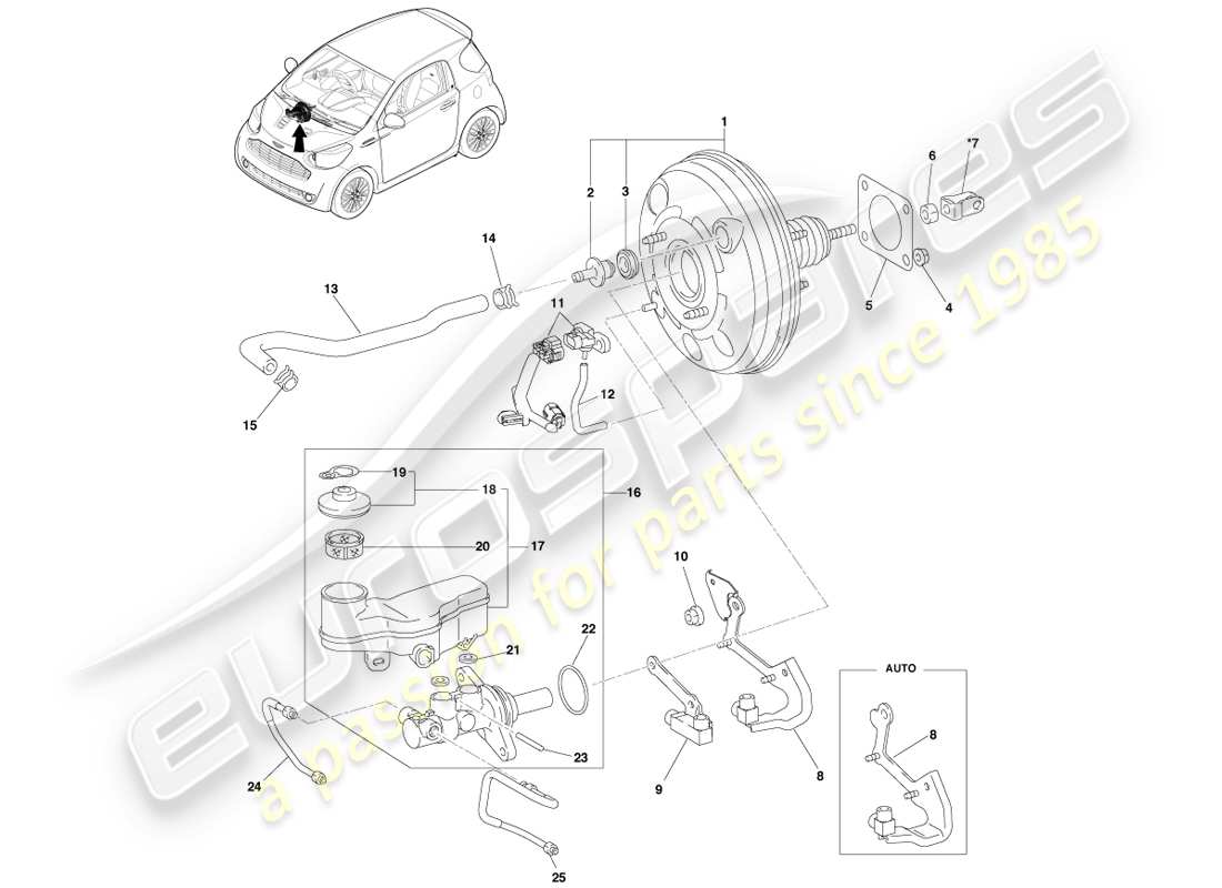 teilediagramm mit der teilenummer 47287-20010