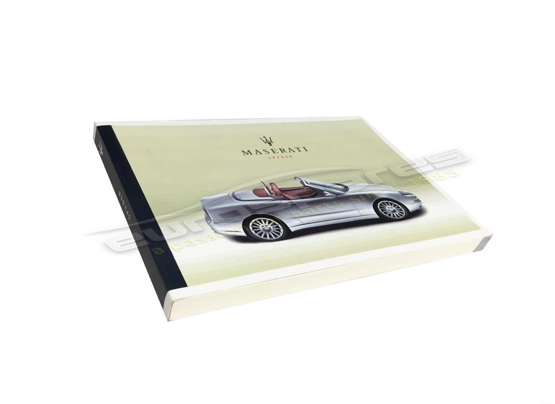 neu maserati benutzerhandbuch m138 sypder front. teilenummer 920000516 (1)
