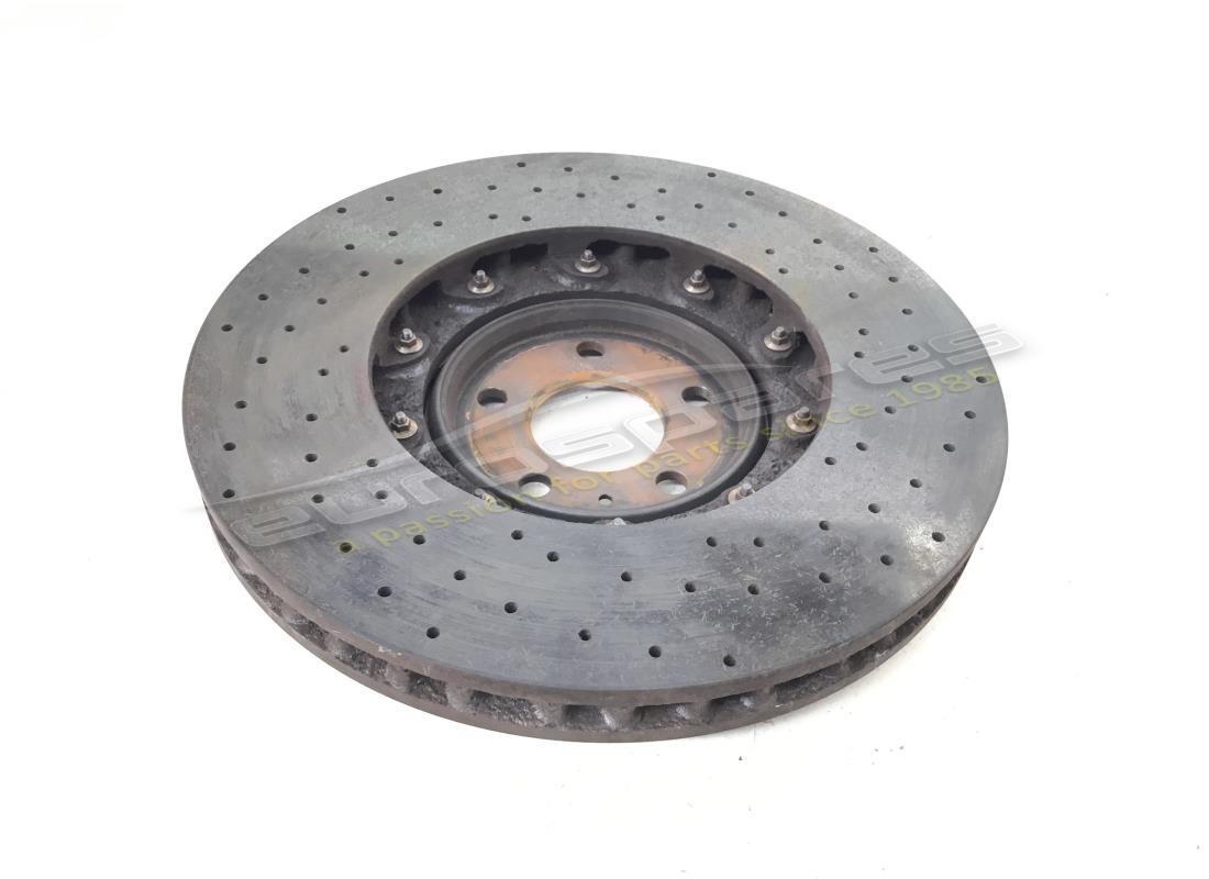 USED LAMBORGHINI CERAMIC BRAKE DISC (VENTED) . PART NUMBER 4T0615301 (1)