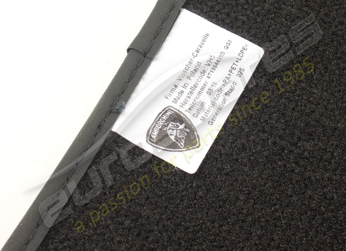 neu lamborghini 1 fussmattensatz. teilenummer 4t1864435dqg8 (4)