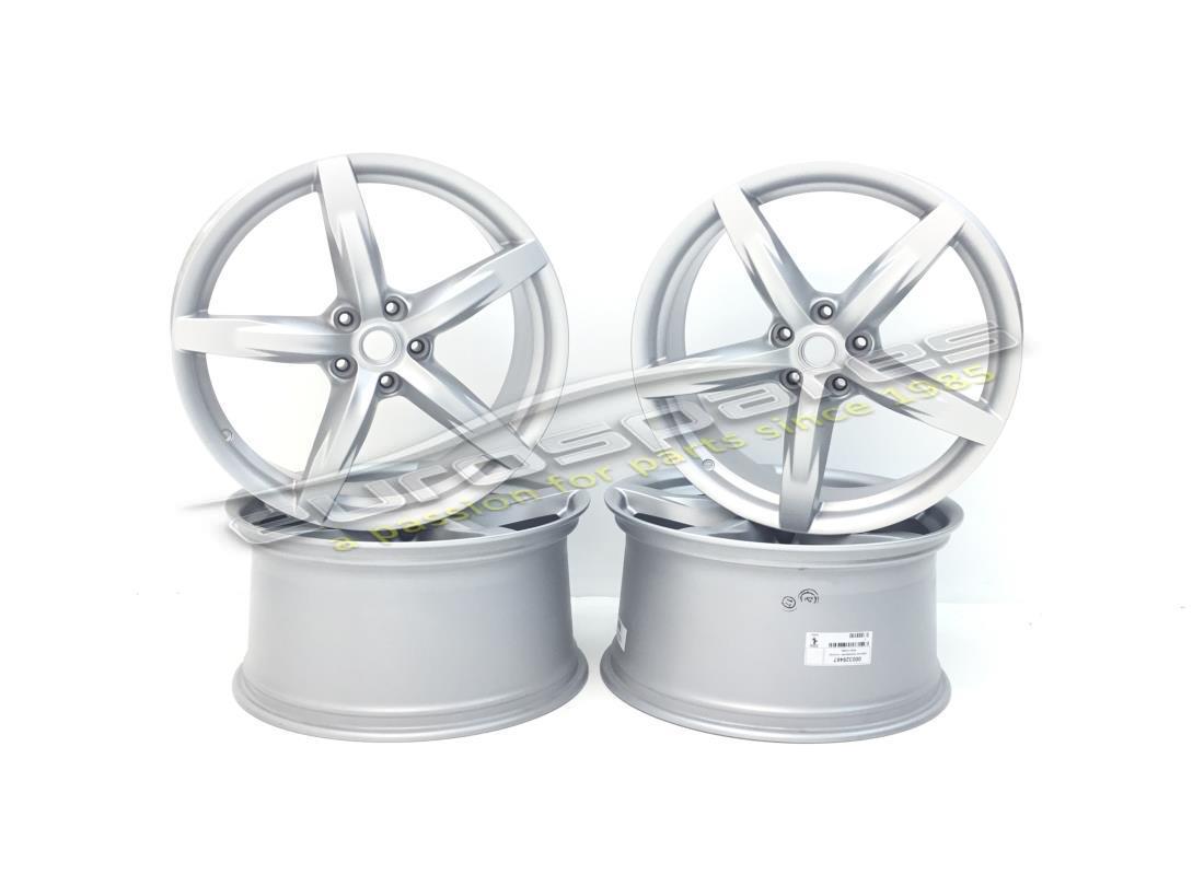 neu ferrari gtc4lusso matt silver felgen k. teilenummer 70004725 (2)