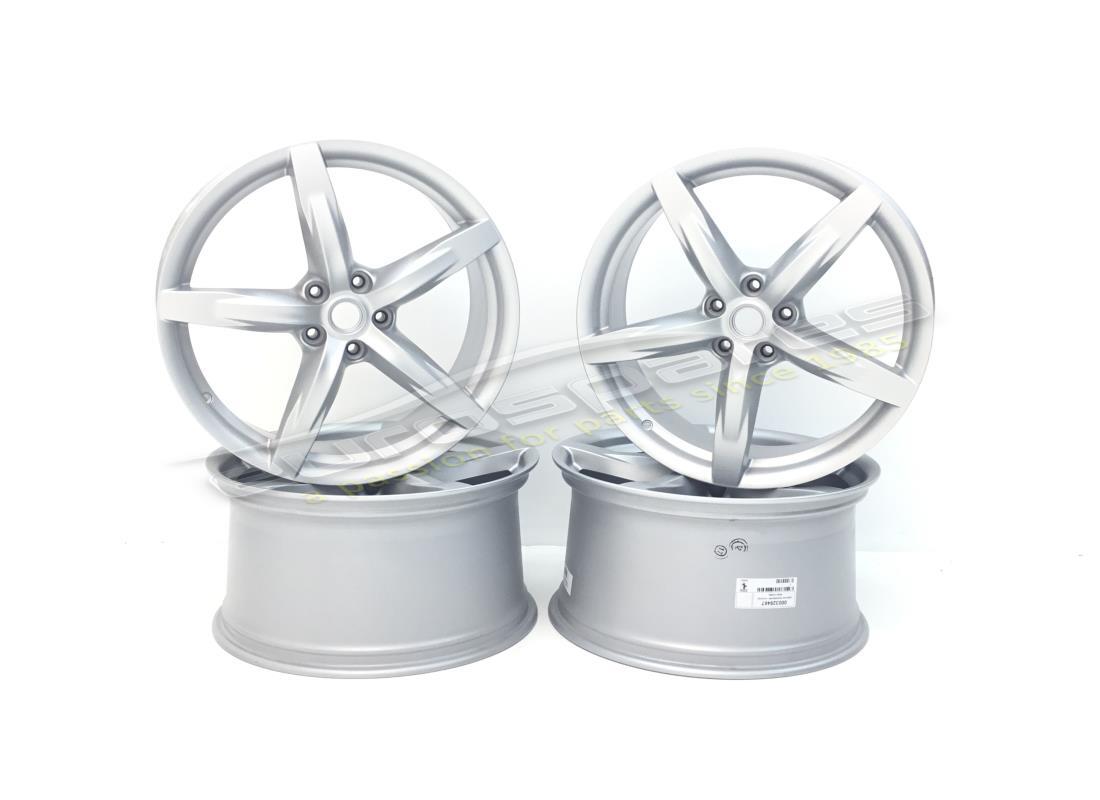 neu ferrari gtc4lusso matt silver felgen k. teilenummer 70004725 (1)
