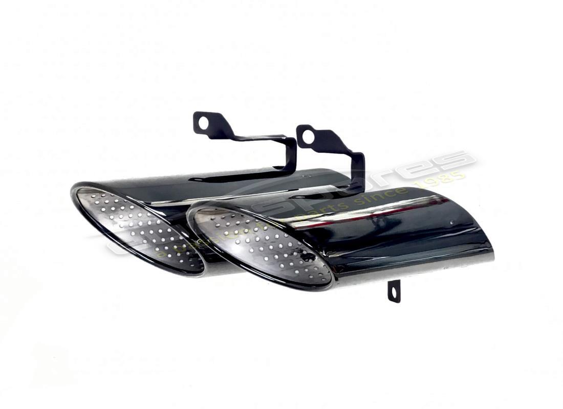 neue lamborghini zierleiste, endrohr rechts, glänzend schwarz. teilenummer 4t0253698b (1)