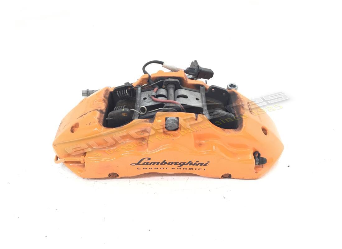 gebrauchter lamborghini bremssattel keramik orange. teilenummer 4t0615106cd (1)